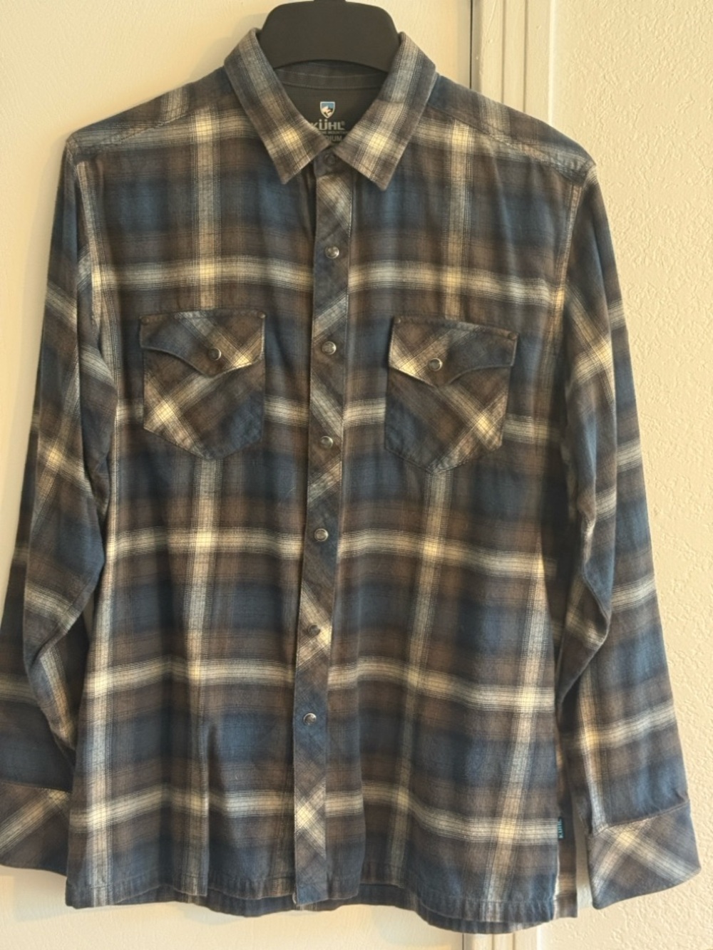 Kuhl pearl snap flannel